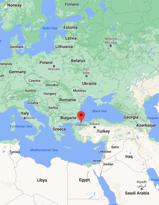 turkey location geographic